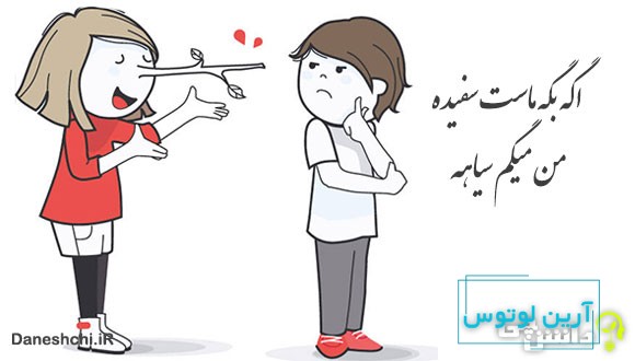 معنی اگه بگه ماست سفیده، من میگم سیاهه