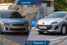 مقایسه میتسوبیشی لنسر و مزدا 3 جدید