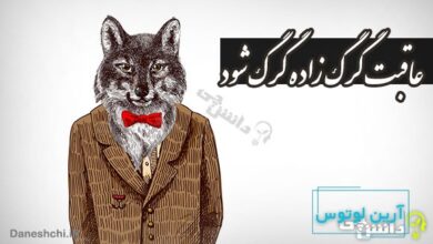 ضرب المثل عاقبت گرگ زاده گرگ شود