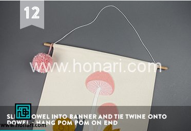 پرچم نمدی طرح قارچ 18