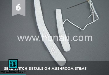 پرچم نمدی طرح قارچ 12