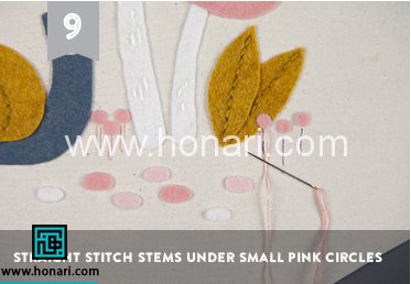 پرچم نمدی طرح قارچ 15