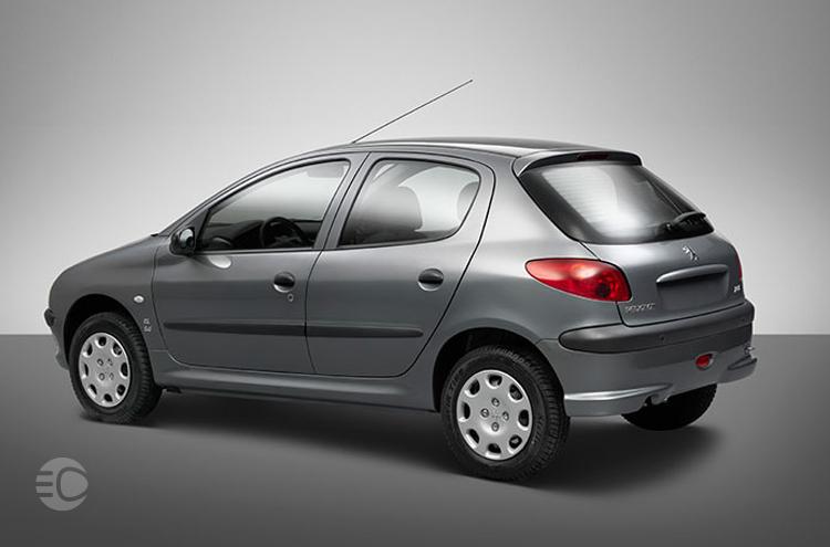 پژو 206 تیپ 5 عقب