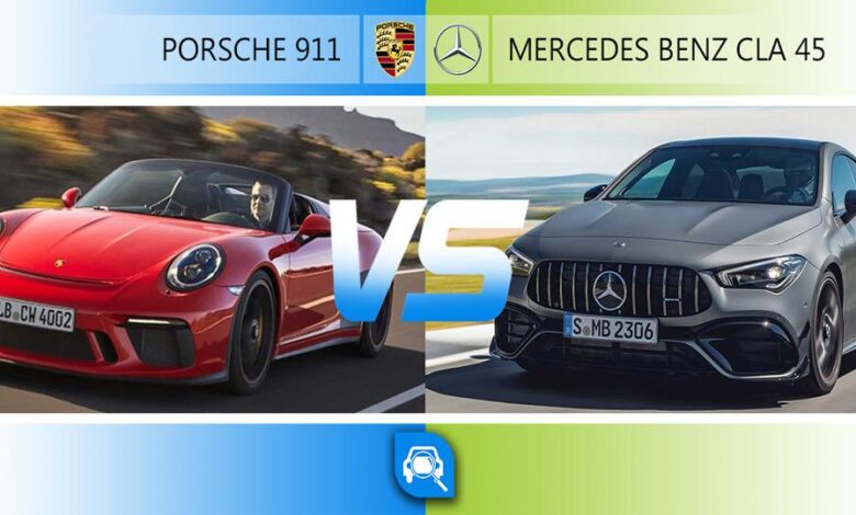 مقایسه پورشه 911 و مرسدس بنز CLA 45