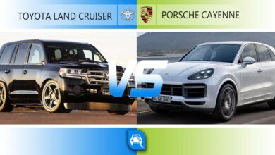 مقایسه پورشه کاین و تویوتا لندکروز