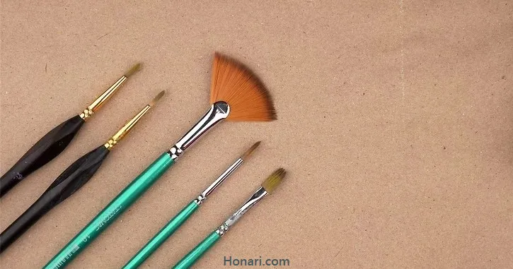 وسایل لازم برای نقاشی روی بوم با رنگ اکریلیک