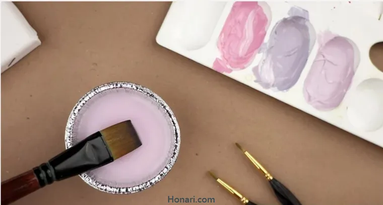 نحوه استفاده از رنگ اکریلیک روی بوم