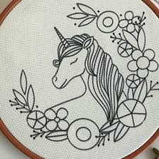 نکات گلدوزی اسب تک‌شاخ