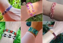 نقشه دستبند منجوق بافی