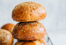 طرز تهیه نان برگر+ فیلم