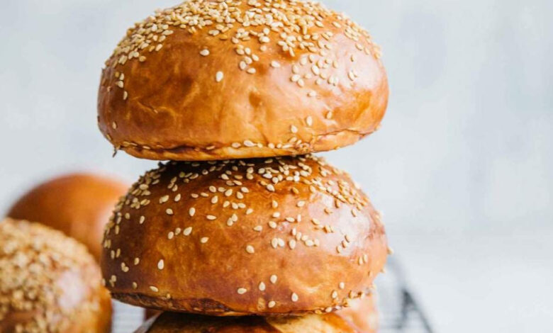 طرز تهیه نان برگر+ فیلم