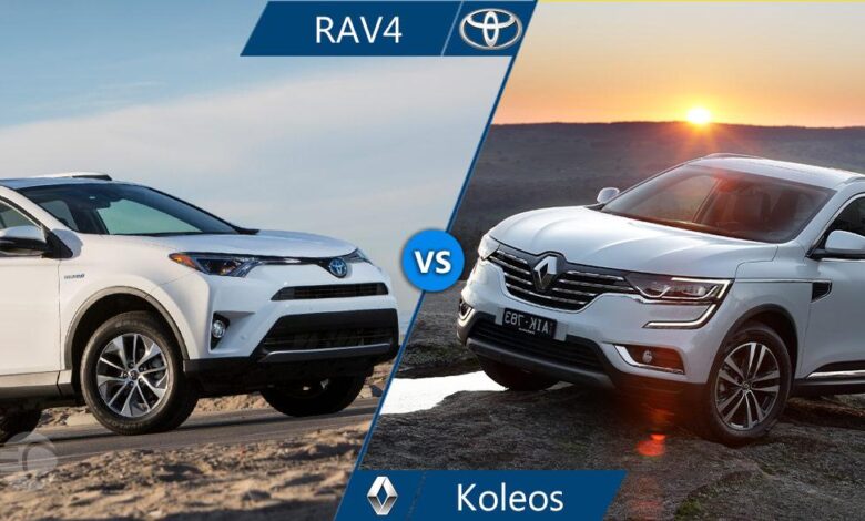 مقایسه رنو کولیوس و تویوتا راوفور