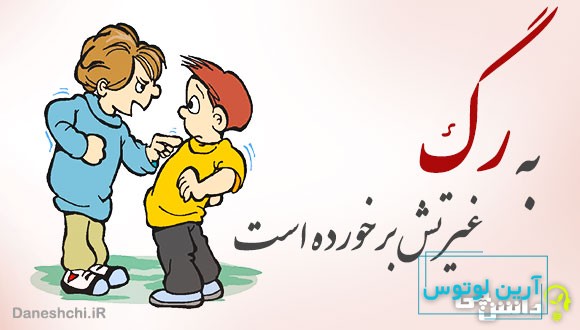 به رگ غیرتش برخورده است 