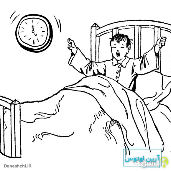 نقاشی ضرب المثل سحرخیز باش تا کامروا باشی