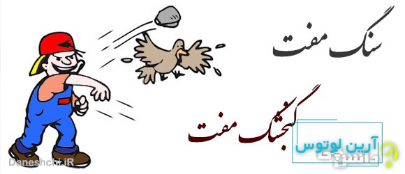 سنگ مفت، گنجشک مفت 