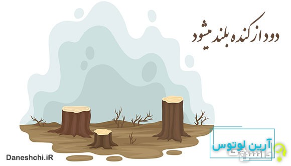 دود از کنده بلند میشود