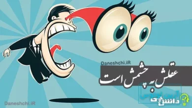 عقلش به چشمش است