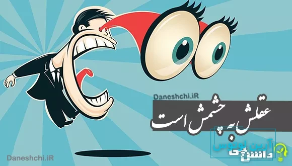 عقلش به چشمش است