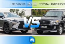 مقایسه لکسوس rx350 و تویوتا لندکروز