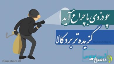 چو دزدی با چراغ آید، گزیده تر برد کالا