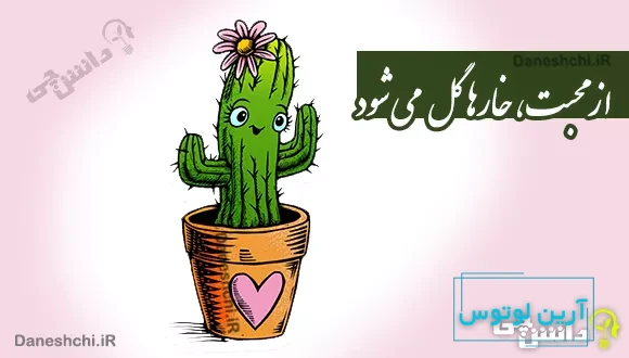 از محبت خار ها گل می شود