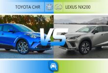 مقایسه تویوتا CHR هیبرید و لکسوس NX200 هیبرید