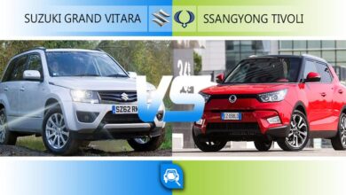 مقایسه سانگ یانگ تیوولی و سوزوکی گرند ویتارا