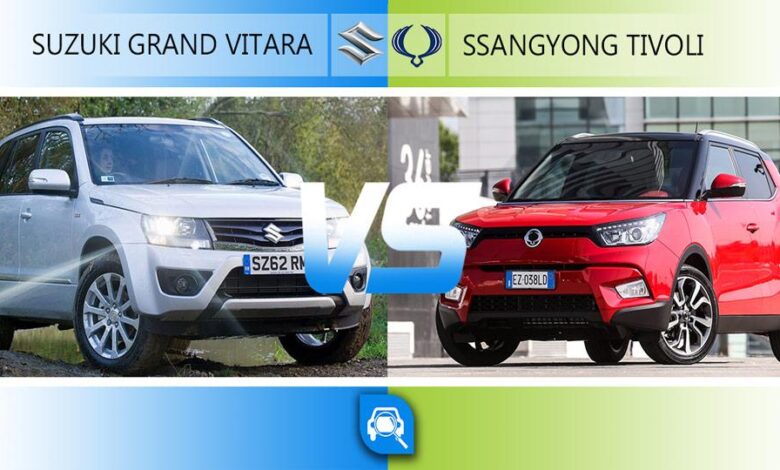 مقایسه سانگ یانگ تیوولی و سوزوکی گرند ویتارا