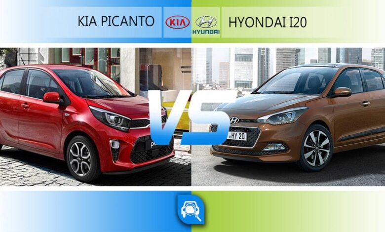 مقایسه کیا پیکانتو و هیوندای i20