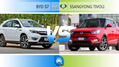 مقایسه سانگ یانگ تیوولی و بی وای دی s7