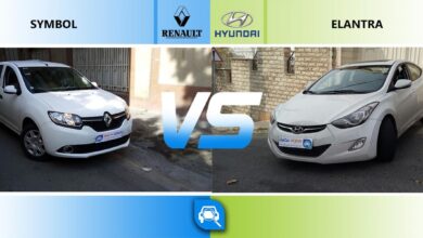 مقایسه رنو سیمبل و هیوندای النترا