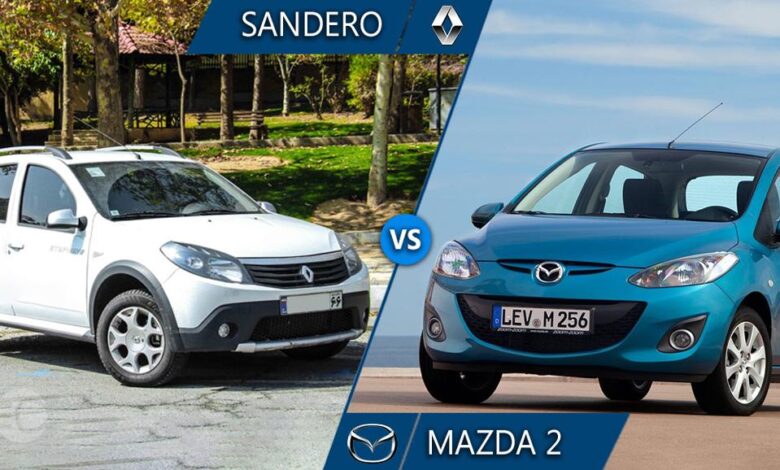 مقایسه مزدا 2 و رنو ساندرو