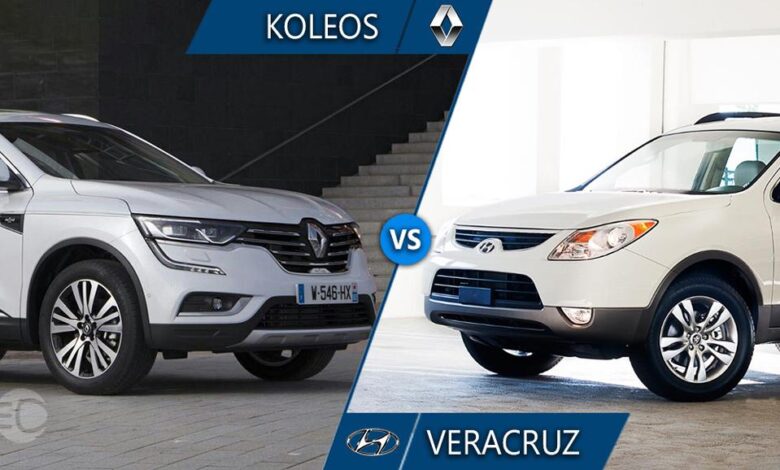 مقایسه هیوندای وراکروز و رنو کولئوس