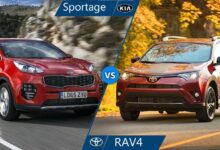 مقایسه تویوتا راو 4 و کیا اسپورتیج