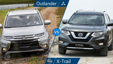 مقایسه نیسان ایکس تریل و میتسوبیشی اوتلندر PHEV