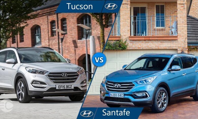 مقایسه هیوندای توسان و سانتافه
