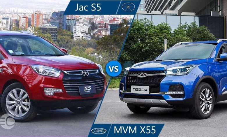 مقایسه ام وی ام x55 و جک S5 نیوفیس