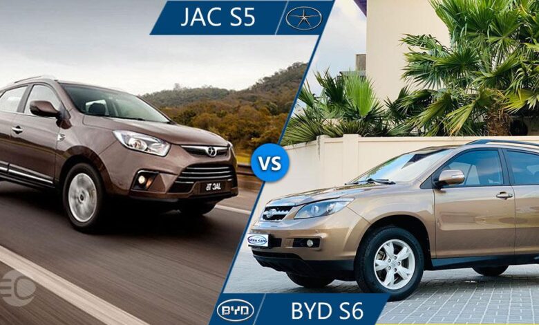 مقایسه بی وای دی s6 و جک s5
