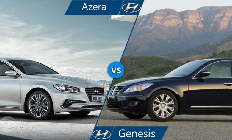 مقایسه هیوندای جنسیس و هیوندای آزرا