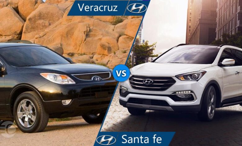 مقایسه هیوندای سانتافه و هیوندای وراکروز