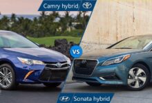 مقایسه تویوتا کمری هیبرید و هیوندای سوناتا هیبرید