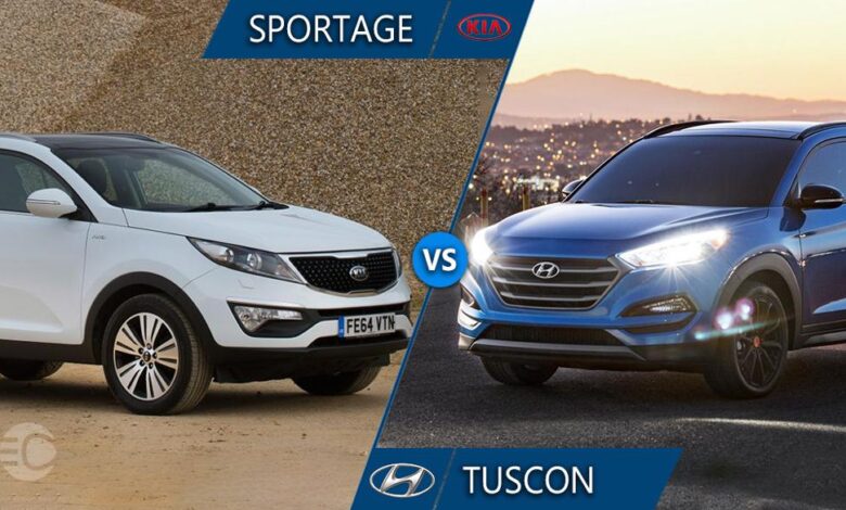 مقایسه هیوندای توسان و کیا اسپورتیج 2017