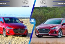 مقایسه هیوندای النترا و هیوندای سوناتا