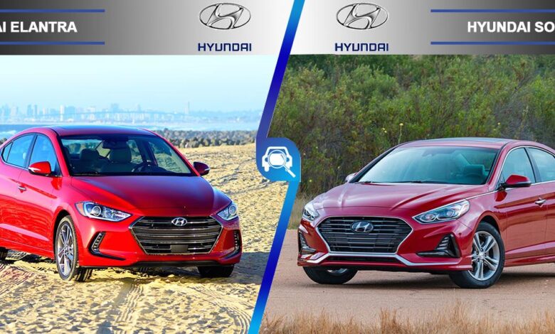 مقایسه هیوندای النترا و هیوندای سوناتا