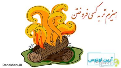 ضرب المثل هیزم تر به کسی فروختن