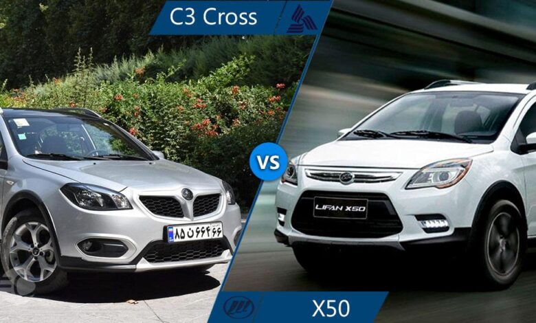 مقایسه برلیانس کراس و لیفان X50