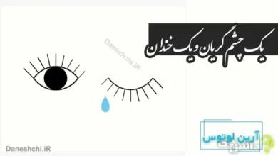 یک چشم گریان و یک خندان