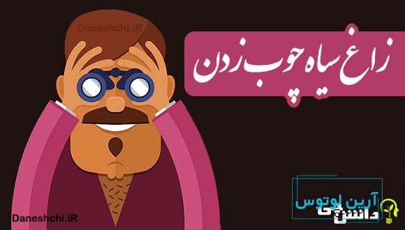 زاغ سیاه چوب زدن