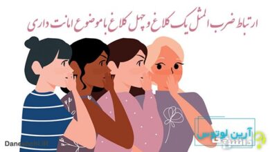 ارتباط ضرب المثل یک کلاغ و چهل کلاغ با موضوع امانت داری