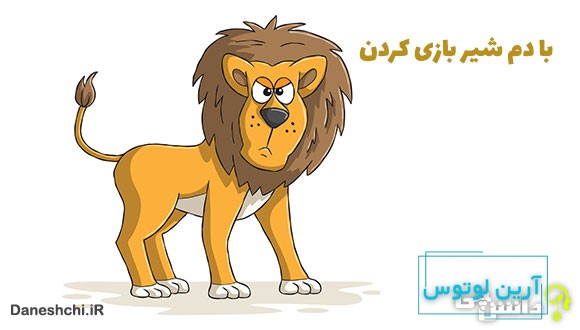 معنی با دم شیر بازی کردن